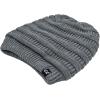 imageCC Winter Oversized Beanie Hat with Fuzzy Lining  Thick Knit Thermal Beanie for Cold Weather Soft Warm Fleece Lined CapLight Melange Grey