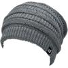imageCC Winter Oversized Beanie Hat with Fuzzy Lining  Thick Knit Thermal Beanie for Cold Weather Soft Warm Fleece Lined CapLight Melange Grey