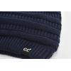 imageCC Winter Oversized Beanie Hat with Fuzzy Lining  Thick Knit Thermal Beanie for Cold Weather Soft Warm Fleece Lined CapNavy Blue