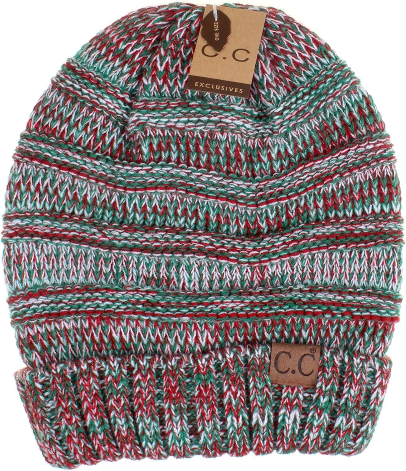 imageCC Hat100 Oversized Baggy Slouch Thick Warm Cap Hat Skully Cable Knit BeanieXmas