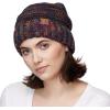 imageCC Hat100 Oversized Baggy Slouch Thick Warm Cap Hat Skully Cable Knit BeanieBlack Multi