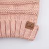 imageCC Hat100 Oversized Baggy Slouch Thick Warm Cap Hat Skully Cable Knit BeanieIndi Pink Solid