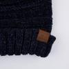 imageCC Hat100 Oversized Baggy Slouch Thick Warm Cap Hat Skully Cable Knit BeanieNavy Chenille