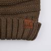 imageCC Hat100 Oversized Baggy Slouch Thick Warm Cap Hat Skully Cable Knit BeanieNew Olive Solid