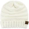 imageCC Womens Chenille Oversized Baggy Soft Warm Thick Knit Beanie Cap HatIvory
