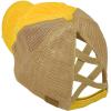 imageCC Ponycap Messy High Bun Ponytail Adjustable Mesh Trucker Baseball Cap HatBee Happy Yellow