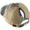 imageCC Ponycap Messy High Bun Ponytail Adjustable Mesh Trucker Baseball Cap HatCamo Blue