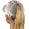 imageCC Ponycap Messy High Bun Ponytail Adjustable Mesh Trucker Baseball Cap HatCamo Gray  Flag