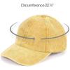 imageCC Ponycap Messy High Bun Ponytail Adjustable Mesh Trucker Baseball Cap HatCorduroyhoney Mustard