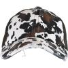 imageCC Ponycap Messy High Bun Ponytail Adjustable Mesh Trucker Baseball Cap HatCriss Cross Leopard Brown