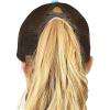 imageCC Ponycap Messy High Bun Ponytail Adjustable Mesh Trucker Baseball Cap HatCriss Cross Mesh Tie Dye Brown