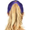 imageCC Ponycap Messy High Bun Ponytail Adjustable Mesh Trucker Baseball Cap HatCriss Cross Mesh Tie Dye Purple