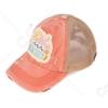 imageCC Ponycap Messy High Bun Ponytail Adjustable Mesh Trucker Baseball Cap HatCriss Cross Patch Aloha Beaches  Coral