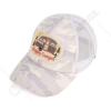 imageCC Ponycap Messy High Bun Ponytail Adjustable Mesh Trucker Baseball Cap HatCriss Cross Patch Happy Camper  White Camo