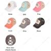 imageCC Ponycap Messy High Bun Ponytail Adjustable Mesh Trucker Baseball Cap HatCriss Cross Patch Top Knots  Coffee  White