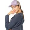 imageCC Ponycap Messy High Bun Ponytail Adjustable Mesh Trucker Baseball Cap HatDenimpurple