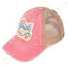 imageCC Ponycap Messy High Bun Ponytail Adjustable Mesh Trucker Baseball Cap HatDistressed Beach Please  Pink