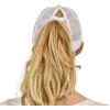 imageCC Ponycap Messy High Bun Ponytail Adjustable Mesh Trucker Baseball Cap HatDistressed Camo White