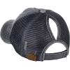 imageCC Ponycap Messy High Bun Ponytail Adjustable Mesh Trucker Baseball Cap HatDistressed Gray