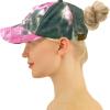 imageCC Ponycap Messy High Bun Ponytail Adjustable Mesh Trucker Baseball Cap HatDistressed Tie Dye Grey