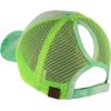imageCC Ponycap Messy High Bun Ponytail Adjustable Mesh Trucker Baseball Cap HatDye Mint