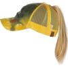 imageCC Ponycap Messy High Bun Ponytail Adjustable Mesh Trucker Baseball Cap HatDye Mustard