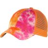 imageCC Ponycap Messy High Bun Ponytail Adjustable Mesh Trucker Baseball Cap HatDye Orange