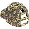 imageCC Ponycap Messy High Bun Ponytail Adjustable Mesh Trucker Baseball Cap HatLadder Leopard