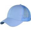 imageCC Ponycap Messy High Bun Ponytail Adjustable Mesh Trucker Baseball Cap HatLight Blue