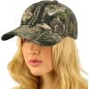 imageCC Ponycap Messy High Bun Ponytail Adjustable Mesh Trucker Baseball Cap HatMossy Oak Mini Breakup Country