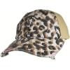 imageCC Ponycap Messy High Bun Ponytail Adjustable Mesh Trucker Baseball Cap HatStretch Leopard Lavender