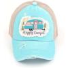 Criss Cross Patch Happy Camper  Mint