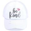 Distressed Be Kind  White
