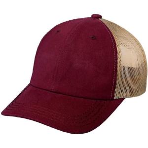 imageCC Ponycap Messy High Bun Ponytail Adjustable Mesh Trucker Baseball Cap HatCotton Brushed Berry