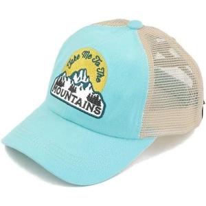 imageCC Ponycap Messy High Bun Ponytail Adjustable Mesh Trucker Baseball Cap HatCriss Cross Patch Mountain  Mint
