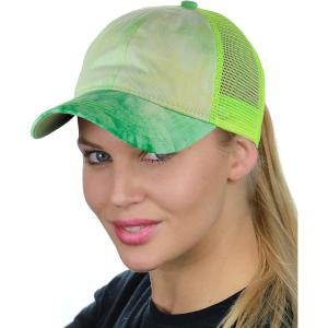 imageCC Ponycap Messy High Bun Ponytail Adjustable Mesh Trucker Baseball Cap HatDye Mint