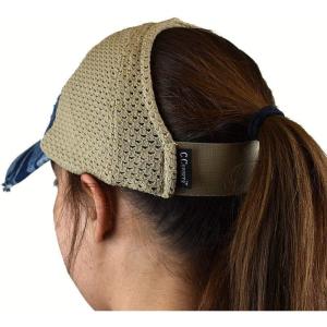 imageCC Ponycap Messy High Bun Ponytail Adjustable Mesh Trucker Baseball Cap HatStretch Camo Denim