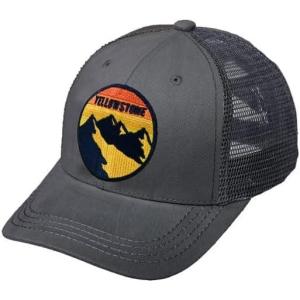 imageCC Ponycap Messy High Bun Ponytail Adjustable Mesh Trucker Baseball Cap HatYellowstonecharcoal