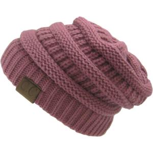 imageCrane Clothing Co Womens Classic CC Beanies One Size Mauve