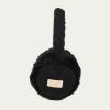 imageCC Kids Cable Knit And Faux Fur Sherpa EarmuffsCable Knit  Black