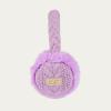 imageCC Kids Cable Knit And Faux Fur Sherpa EarmuffsCable Knit  Lavender