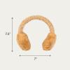 imageCC Kids Cable Knit And Faux Fur Sherpa EarmuffsSherpa  Camel
