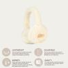 imageCC Kids Cable Knit And Faux Fur Sherpa EarmuffsSherpa  Ivory