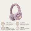 imageCC Kids Cable Knit And Faux Fur Sherpa EarmuffsSherpa  Violet