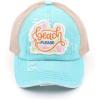 Distressed Beach Please  Mint