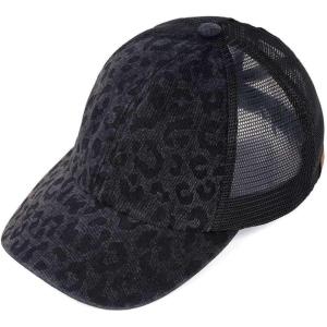 imageCC womens BaseballCheetah Print Black