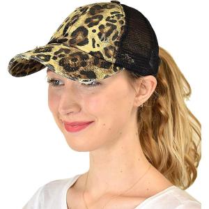 imageCC womens BaseballCriss Cross Mesh Leopard Black
