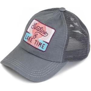 imageCC womens BaseballCriss Cross Patch Lake Time  Gray