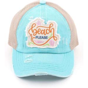 imageCC womens BaseballDistressed Beach Please  Mint