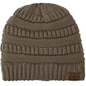 imageCrane Clothing Co Womens Classic CC Beanies One Size Taupe